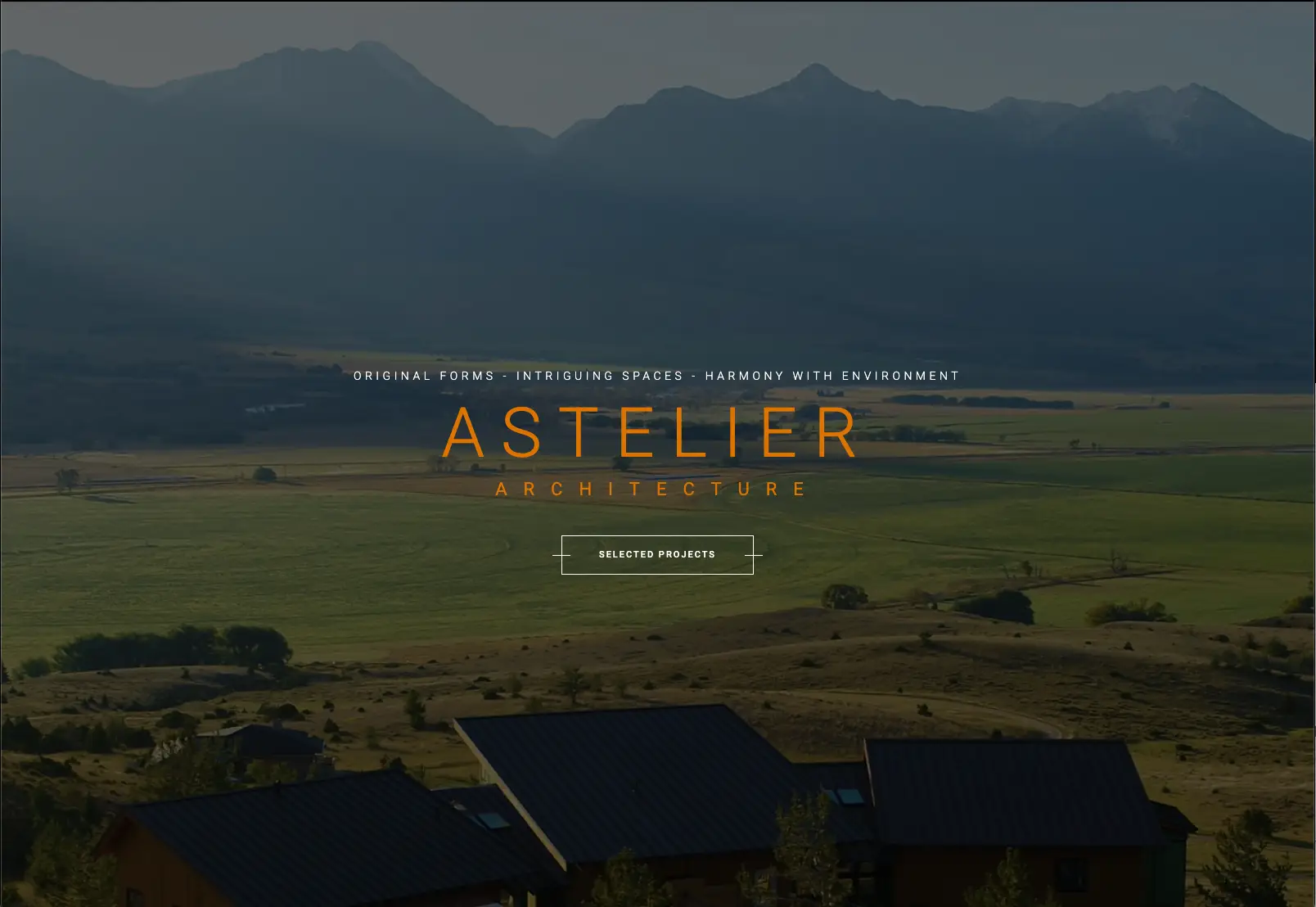 Astelier architecture landing page